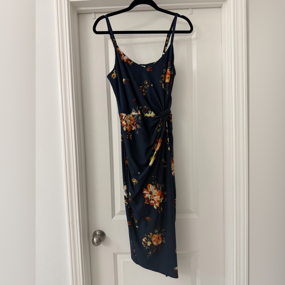 Nine Britton Floral Twist-Front Dress - Picture 3 of 4